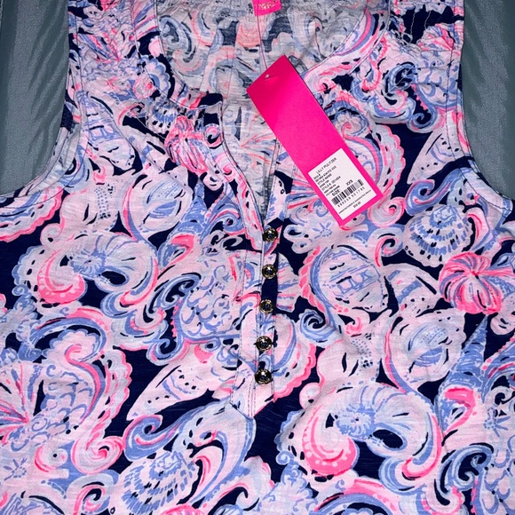 Lilly Pulitzer NWT Essie Top It’s For Shore $58 Size XXS - Picture 9 of 10